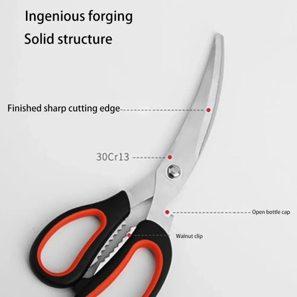Multi-Functional Stainless Steel Kitchen Scissors 3
