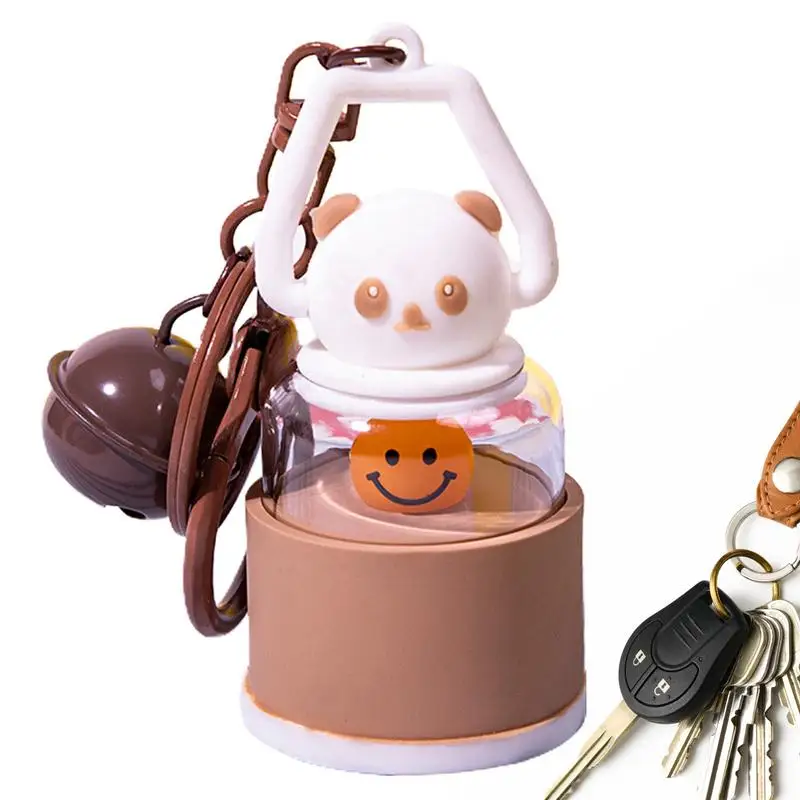 

Брелок с подвеской в виде мини-панды, Универсальный брелок с подвесками для рюкзака, водонепроницаемые брелки для школы и бизнеса