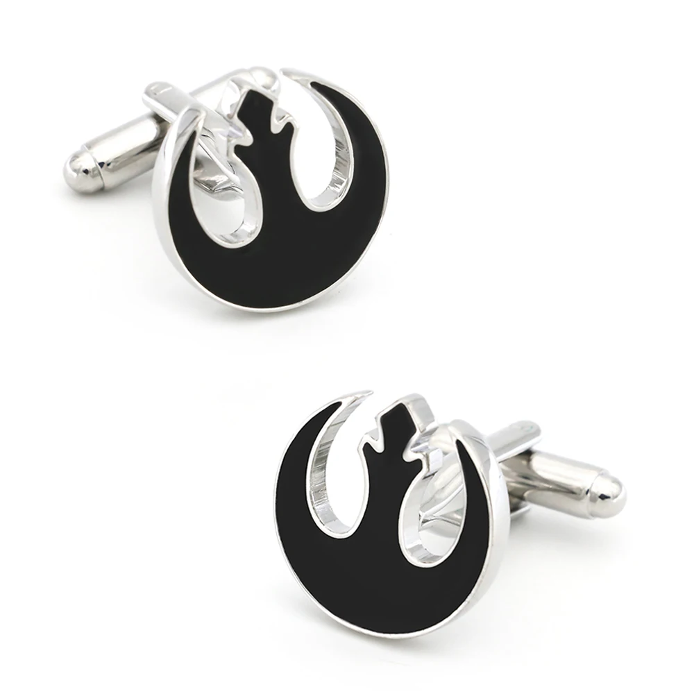 Movie Design Star Cufflinks For Men Quality Copper Material 2 Colors Option Cuff Links Wholesale&retail - 6