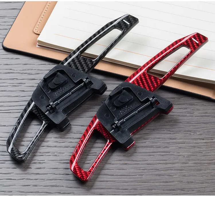 Carbon Fiber Paddle Shift For Golf 7 MK7 T-carbon Shift Paddles Replacement Type Car Steering Wheel Paddle Shifter