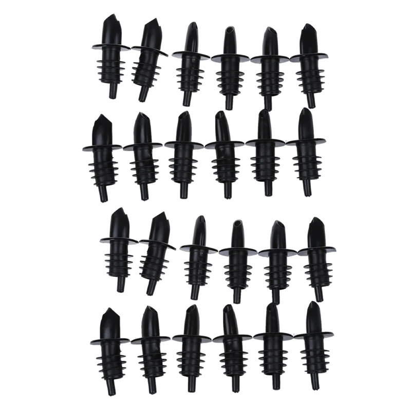 

HOT-24Pcs пластиковая бутылка для спиртных напитков с бесплатным потоком, разливатель для бара, вина, коктейлей, напитков