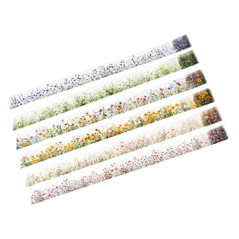 1pcs/1lot 장 접착 테이프 꽃을 통해 걷기 마스킹 테이프 스크랩북 DIY 종이 일본어 스티커
