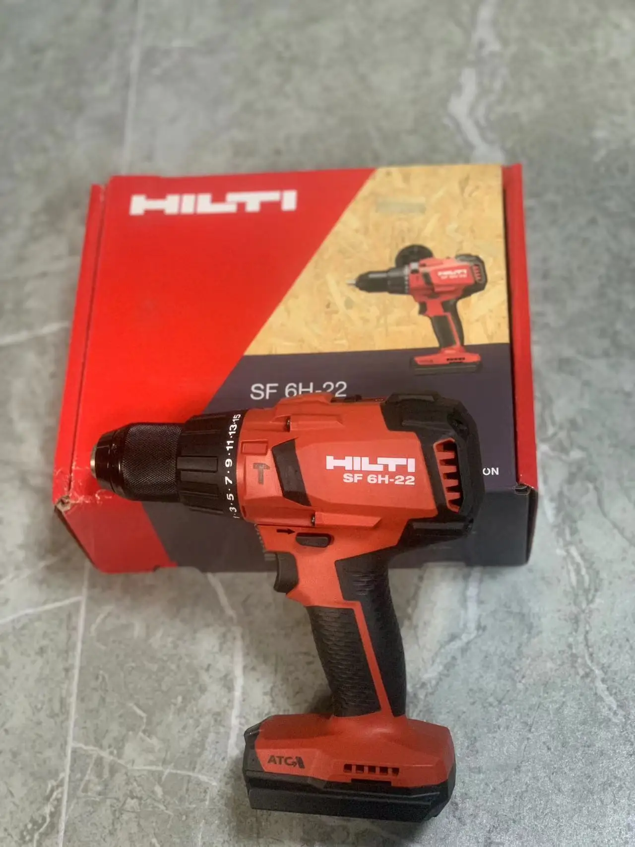 New Hilti Nuron SF 6H-22 Cordless Hammer Drill Driver in Case tool only патрон hilti sfe 2 a12 drill driver