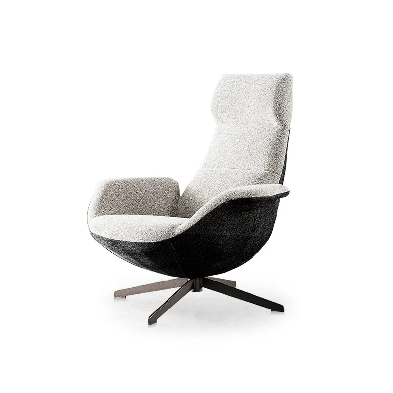 

Couch High Backrest Single Leisure Chair Designer Model Rotatable Egg Shell Chair
