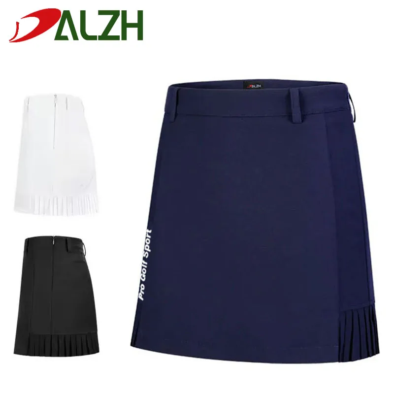 DALZH Sports Hip Safety Pants-skirt Slim Fit Lady Golf Tennis Pleats Skirt Dry Fit Sportswear Women Shorts Skirt Clothing