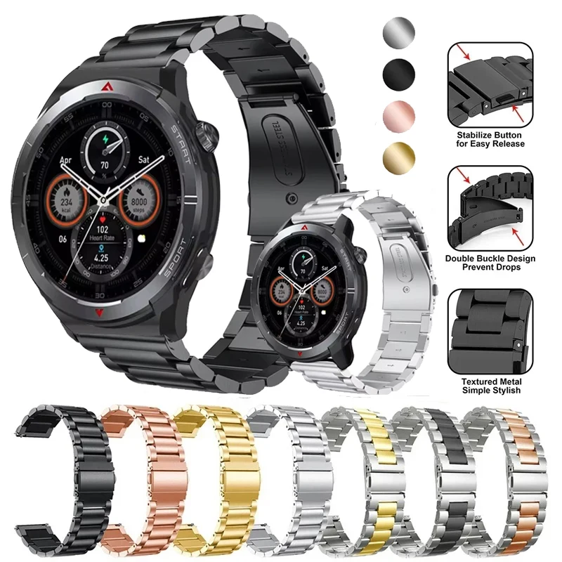 Premium 22mm Stainless Steel Bracelet Strap