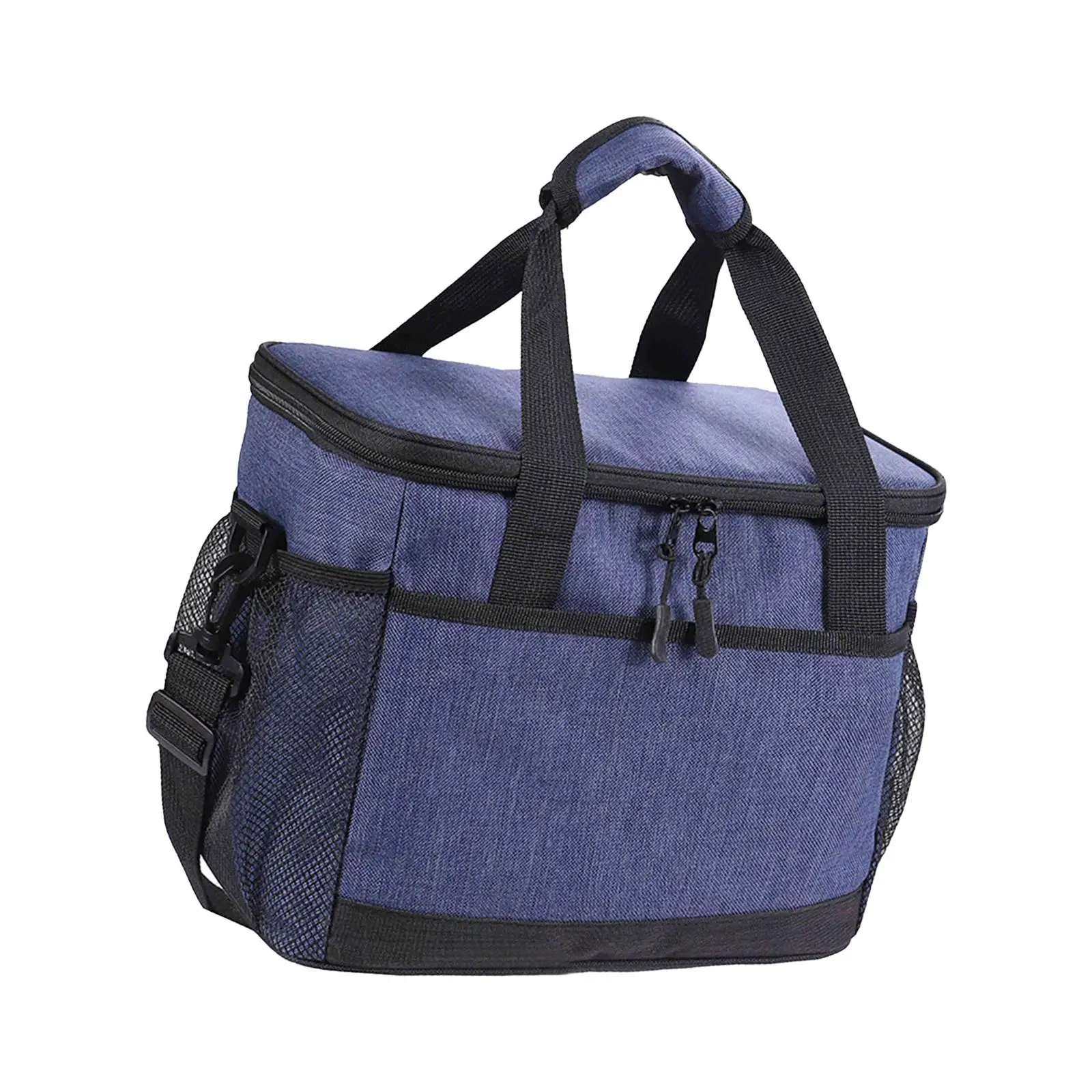 Insulated Cooler Bag with Adjustable Strap Lightweight Leakproof Lunch Box for Fishing Camping Office Park Day Trips Picnic Insulated Cooler Bag with Adjustable Strap Lightweight Leakproof Lunch Box for Fishing Camping Office Park Day Trips Picnic