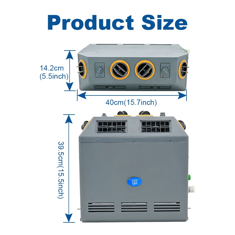 505 Vertical Single Cooled Air Conditioner Universal Car air conditioning Evaporator Assembly Trucks Bulldozers Tractors