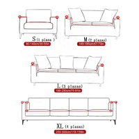 new Stretch Sofa Couch Cover For Living Room L Shaped Combination Chaise Sofa Slipcover Home Decor 1/2/3/4 Seats Removable 2