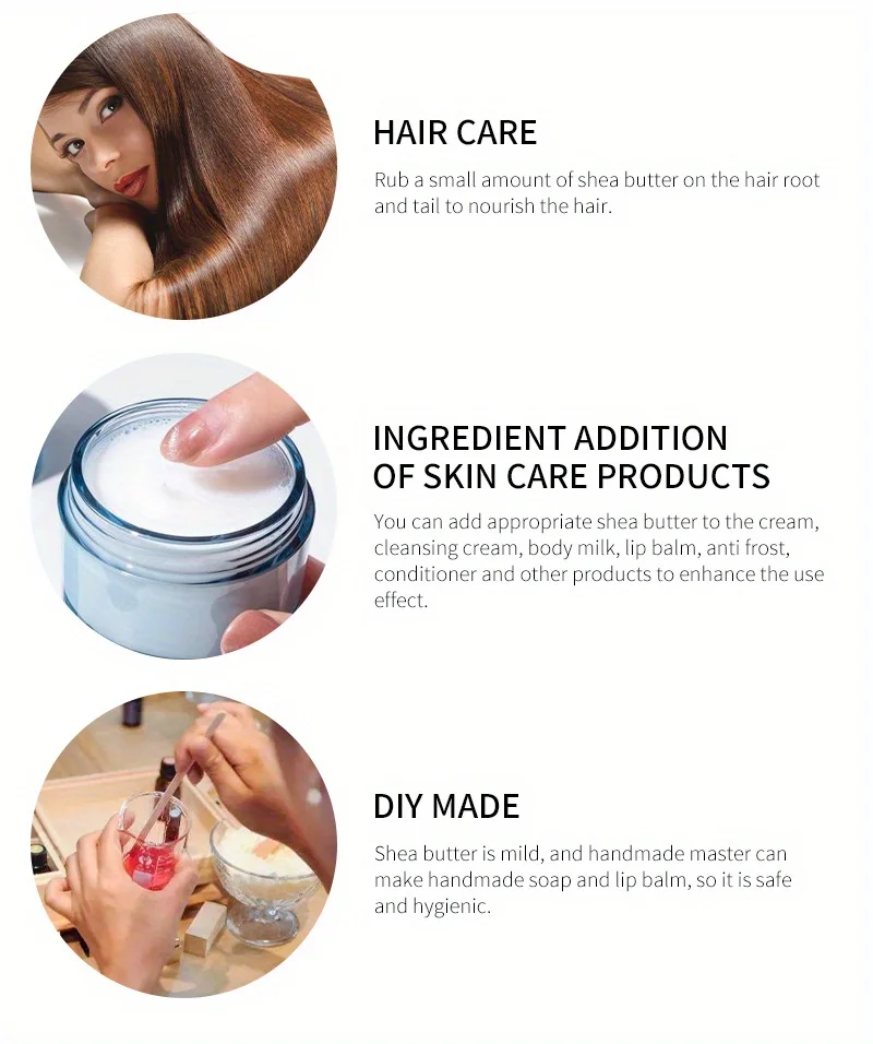 MELAO Organic Shea Butter for Body & Face Organic , 100% Raw & Unrefined to Soften, Smooth & Boost Radiance 5