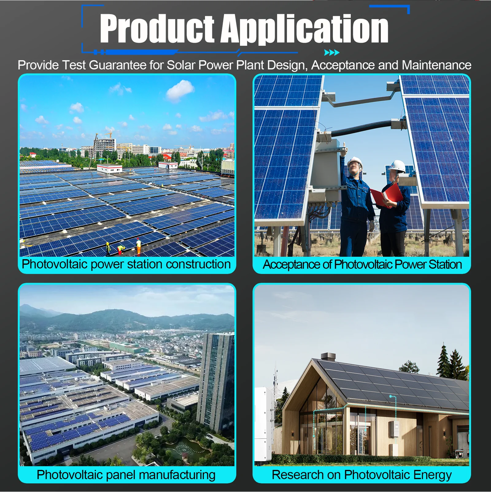 2000W Solar Panel Tester 3.2Inch MPPT Curves Photovoltaic Multimeter Pmax Voc Ls
