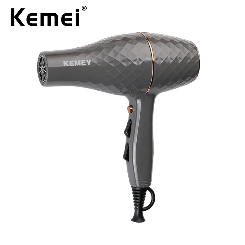 

Kemei Professional Hair Dryer Salon 2000w High power Hot Cold Wind 2 speeds Blow Dryer Quick Dry Hairdryer Household Use 220V