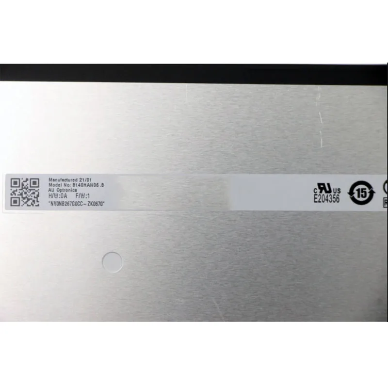 N140HCG-EQ1, FHD, 1920x1080, 30Pin EDP, 14 polegadas, original, novo
