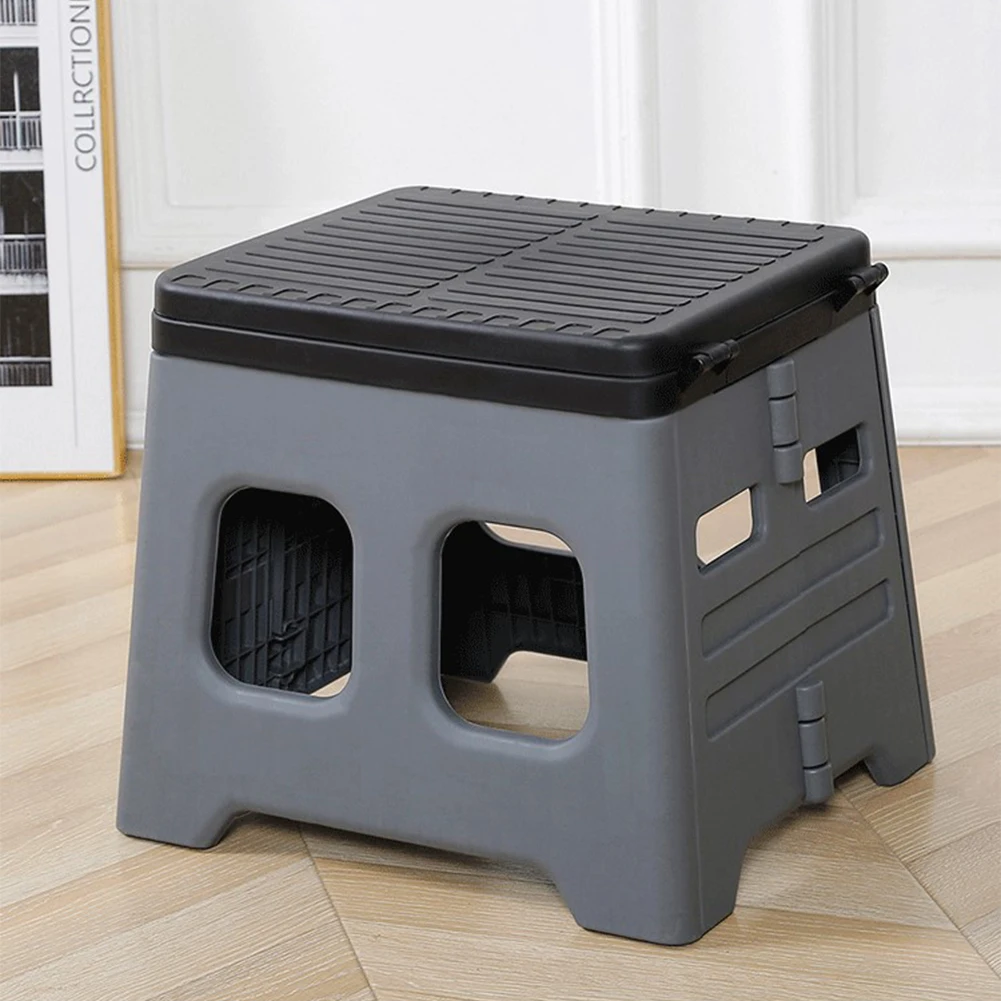 Portable Camping Toilet with Lid Foldable Outdoor Camp Toilet Multifunctional Folding Truck Toilet for Emergencies 3