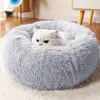 Super Cat Bed Warm Sleeping Cat Nest Soft Long Plush Best Pet Dog Bed for Dogs Basket Cushion Cat Bed Cat Mat Animals Sleeping 2