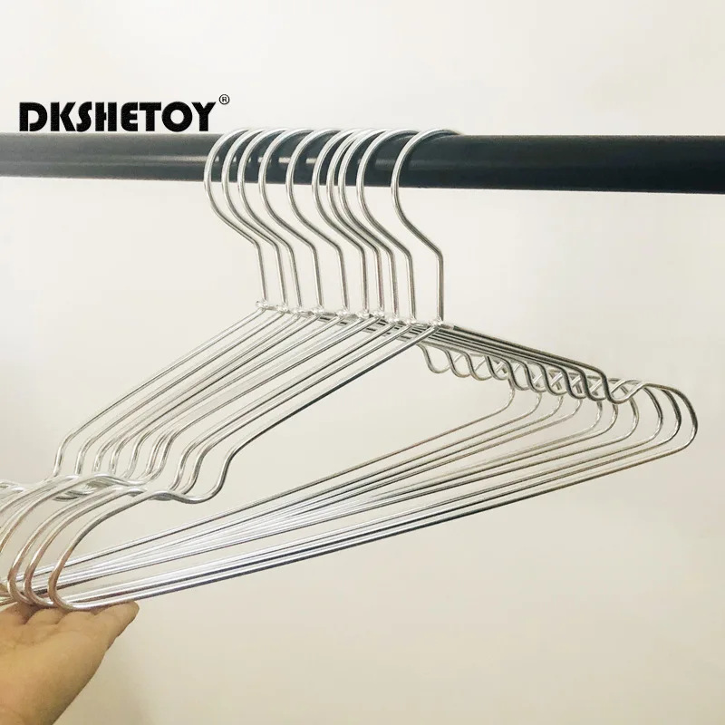 Metal Clothes Hangers Silver Gold Lightweight Sturdy for Hanging Shirts T-Shirts Blouses clothes hanger storage hanger