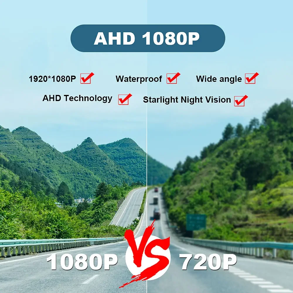 Smartour AI AHD 1080P Intelligent recognition 3D 360 surround view driving system Bird eye Panoramic 4CH DVR For Mudhead truck