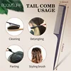 Boar Bristle Hair Brush Women Combs for Hair Anti-Static Scalp Massage Comb Wood Hair Brush for Curly Thick Long Hair Detangler 5