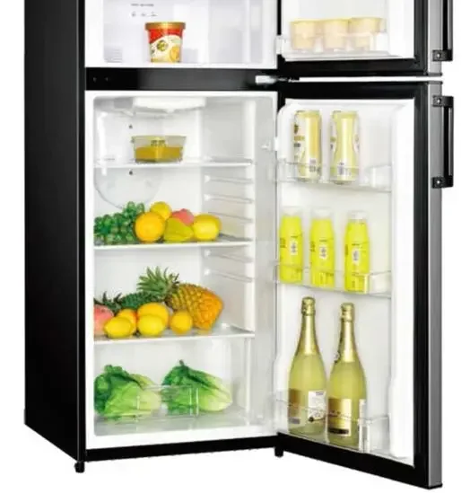 110V 7 Cu Ft Black Home Appliance Top Freezer Refrigerator