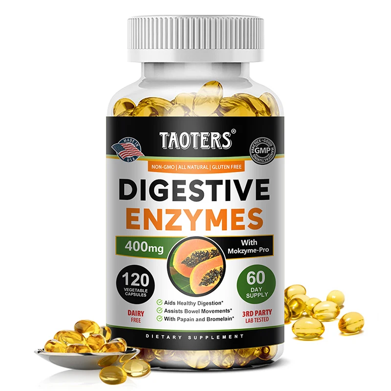 Premium Digestive Enzyme Probiotic Supplement Capsules
