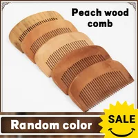 Natural Peach Wood Comb – Anti-Static Hair Detangling Comb for Smooth & Healthy Hair