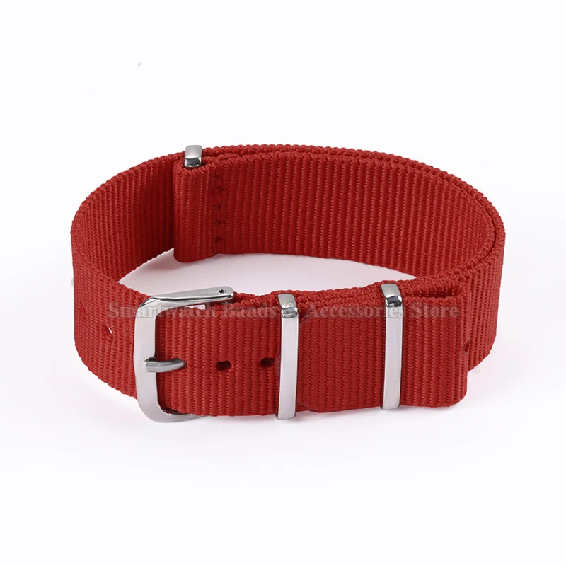 Universal Nylon Canvas Watch Strap – Military Sport Braid Bracelet