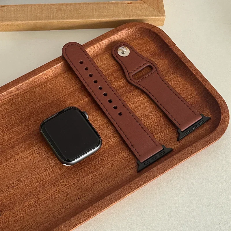 Premium Leather Strap for Smart Watches - Universal Fit Sport Bracelet
