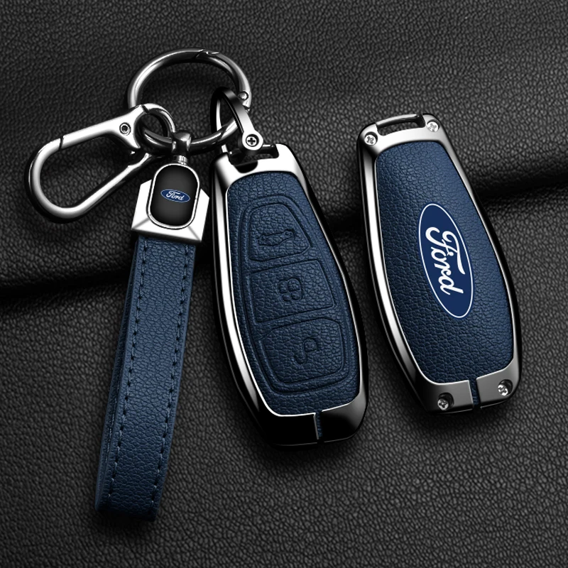 Alloy 3 Buttons Car Key Cover Case Shell Fob For Ford Fiesta Focus Mondeo Kuga Escape C-Max /Grand C-Max Ecosport key case,key case cover,car key shell,flip key fob shell