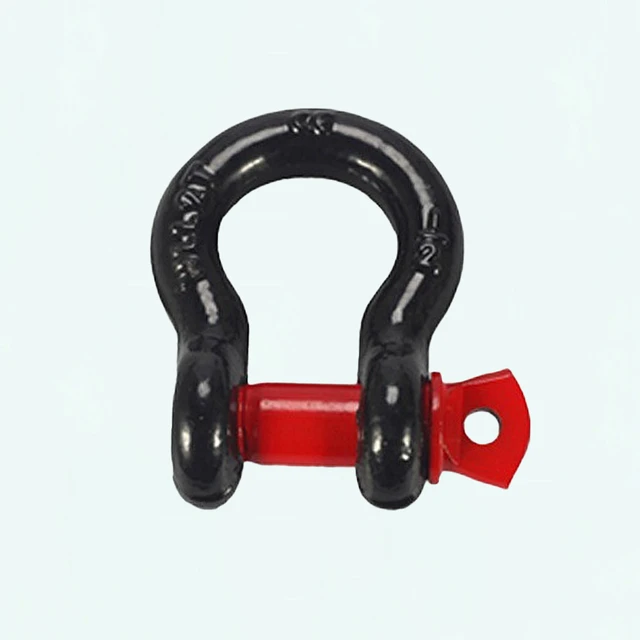 U Type Shackles Towing Chain Hook Heavy Duty 2T Steel Trailer Ring