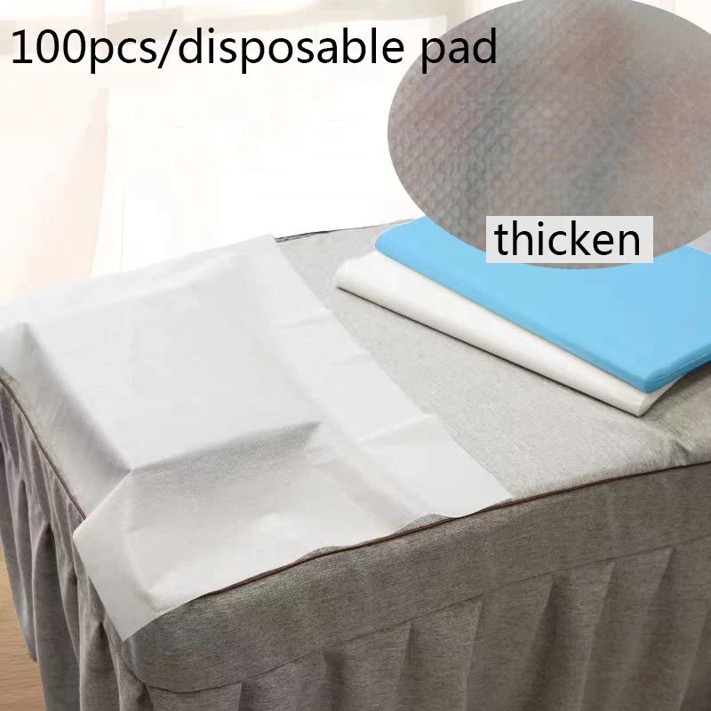 100/200pcs 50x70cm Disposable Spa Massage bedside pillow thickened Non-Woven Headrest Paper towel Table Cover Tattoo Supply
