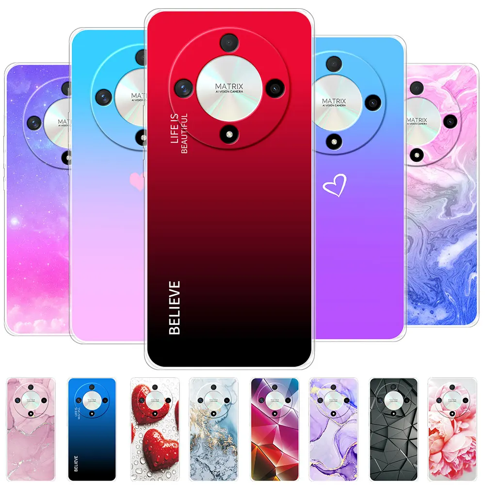 Per Honor Magic6 Lite Custodia Per Telefono Per Honor Magic5 Lite Cover Protettiva In Silicone Morbido Trasparente Coque Per Honor Magic4 Lite Fundas