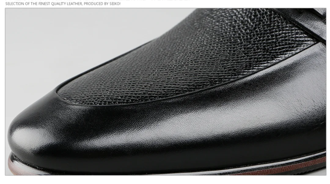 Neue echtes leder business, casual leder schuhe,, mode eine fuß fuß fuß fuß müßiggänger, männer schuhe atmungsaktiv singl – Detail 12