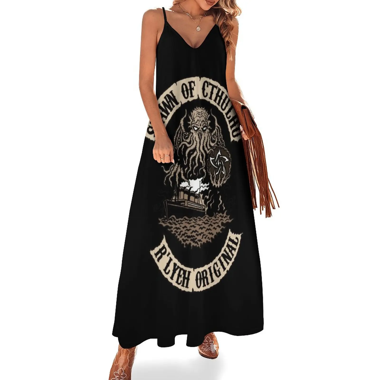

Spawn of Cthulhu - R'lyeh Original Sleeveless Dress dress women summer birthday dress for women luxury 2024