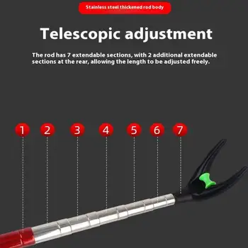 Stainless Telescopic Rod Holder 1