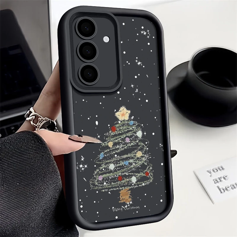 Festive Christmas Tree Soft TPU Phone Case – Durable and Stylish Protective Cover