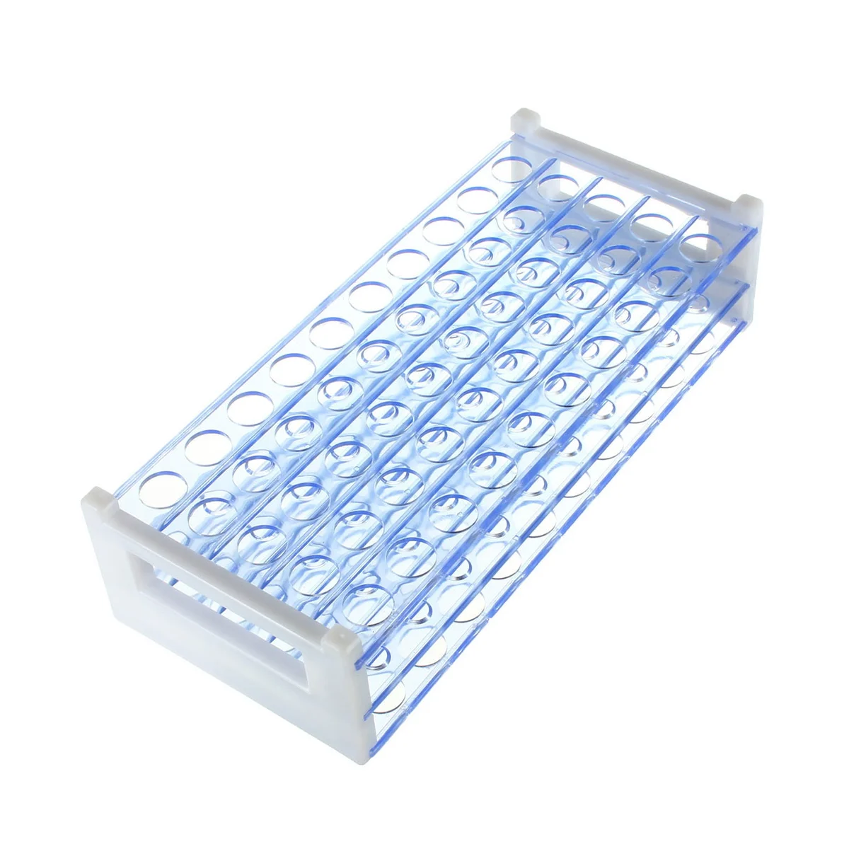 

Plastic Test Tube Stand Bracket Rack for 12-13MM Test Tubes 50 Hole Positions