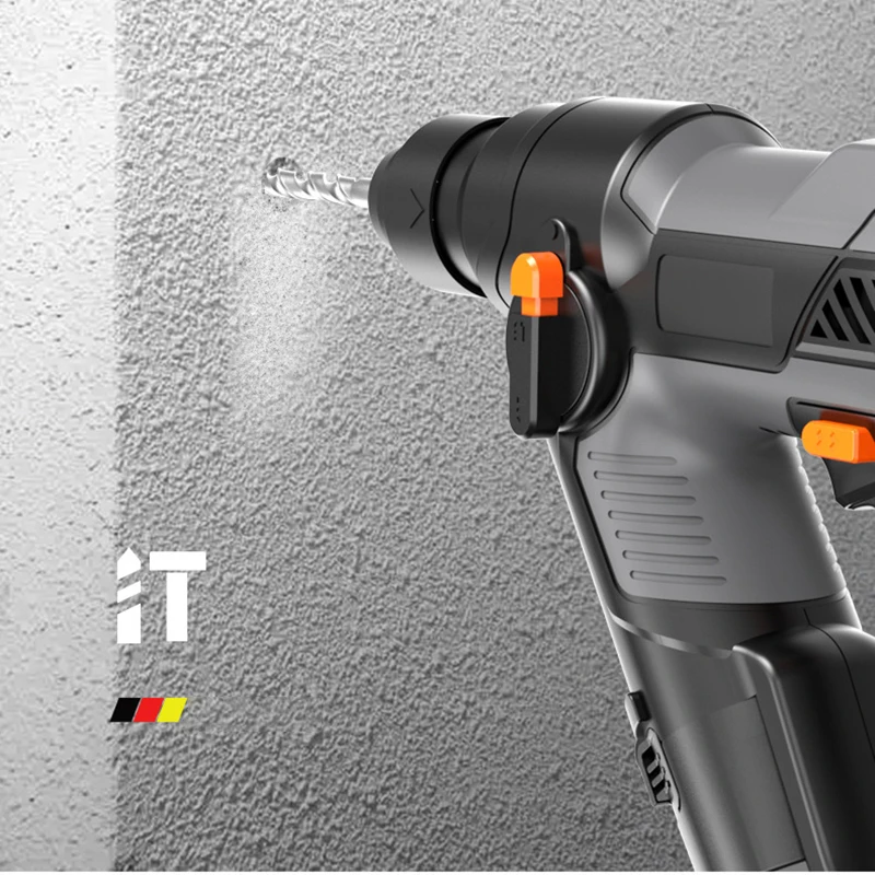 T Brushless Rotary Electric Hammer Drill Cordless 3 in 1 High Power High Power Multifunction Electric Pick for Home Drilling 3