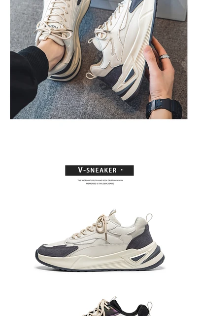 Dakaela Chaussures De Marche Pour Hommes Espadrilles Respirantes Mode Antidérapantes Sport Jogging Course Noir 10