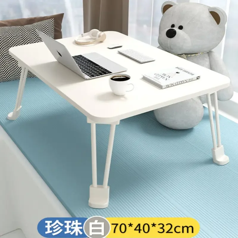 

Aoliviya Official New. Used-on-Bed Foldable Small Table Desk Laptop Desk Student Dormitory Study Table Bedroom Floor