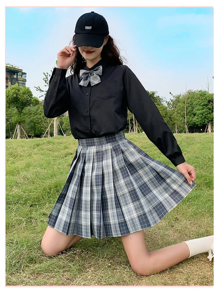 plaid skirt New Korean version of pleated skirt 2022 high waist summer women's skirt sexy plaid mini skirt dance skirt brown skirt