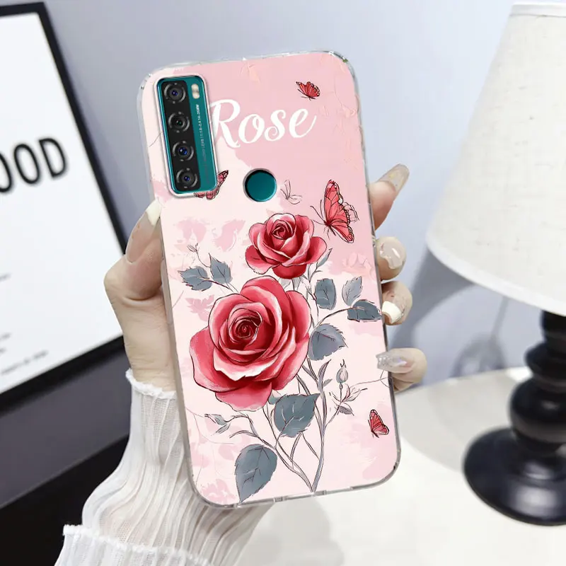 Marble Clear Soft Silicone Phone Case Cover