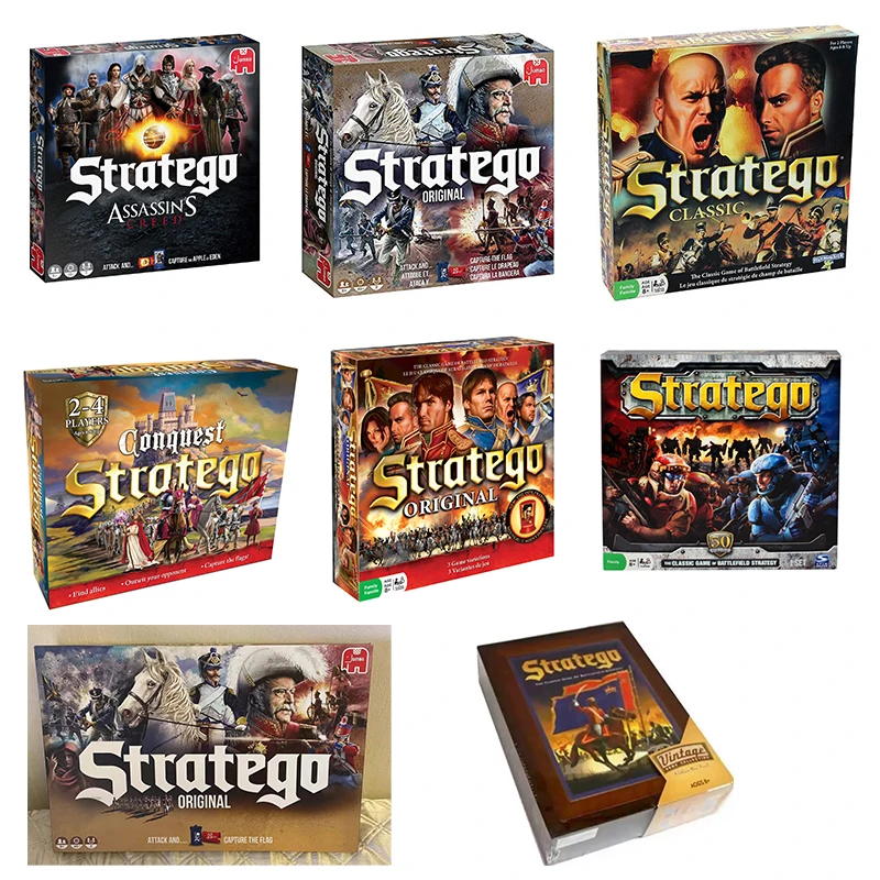 Original Jumbo Stratego Milton Bradley Mysterium Strategy Board Game Family Game Night Entertainment Party Family Collectio