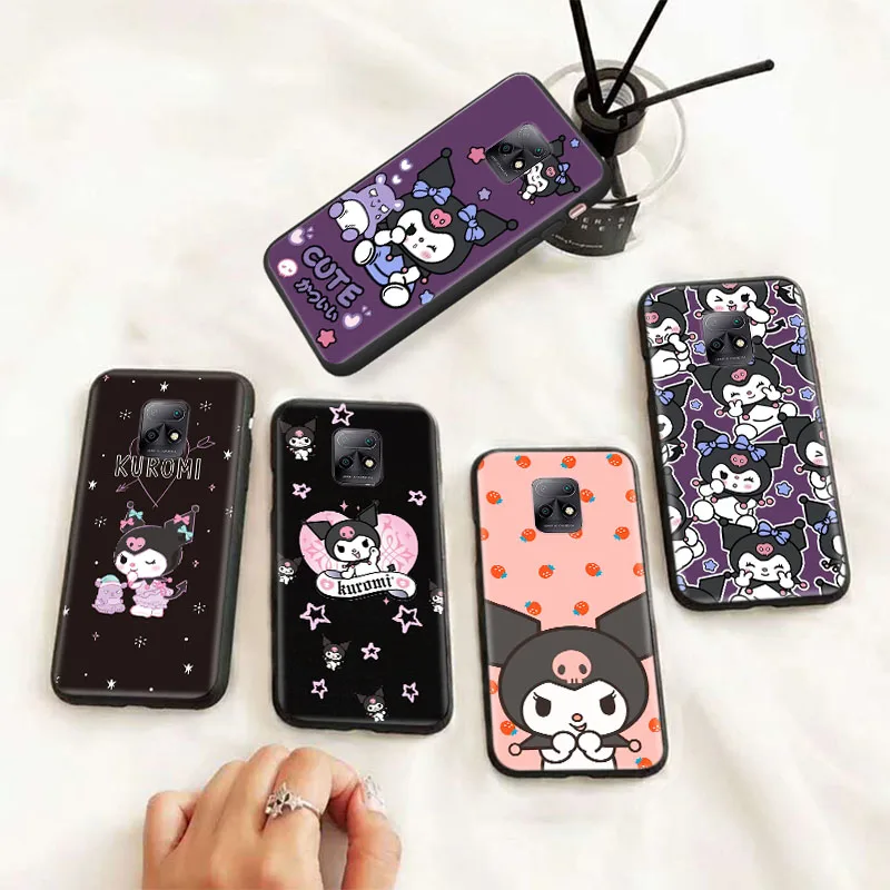 Kuromi Custodia Morbida Nera Per Samsung Galaxy S7 Edge J2 Prime J4 Core J5 Plus J7 Duo J8 Pro