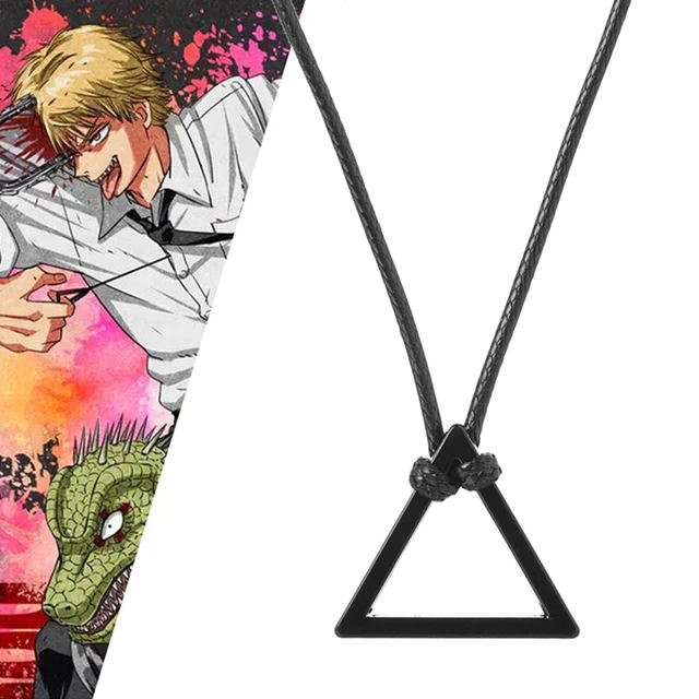 Anime Chainsaw Man Temporada 2 Denji Keychain, Black Metal