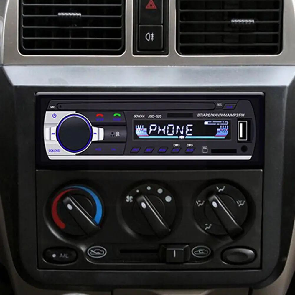 Car Mp3 Radio Player Stereo 60Wx4 12v/24v Car Truck Dash AUX In Radio Audio Music Usb/Tf/Fm/Aux Input Bluetooth M8J9 car mp3 player