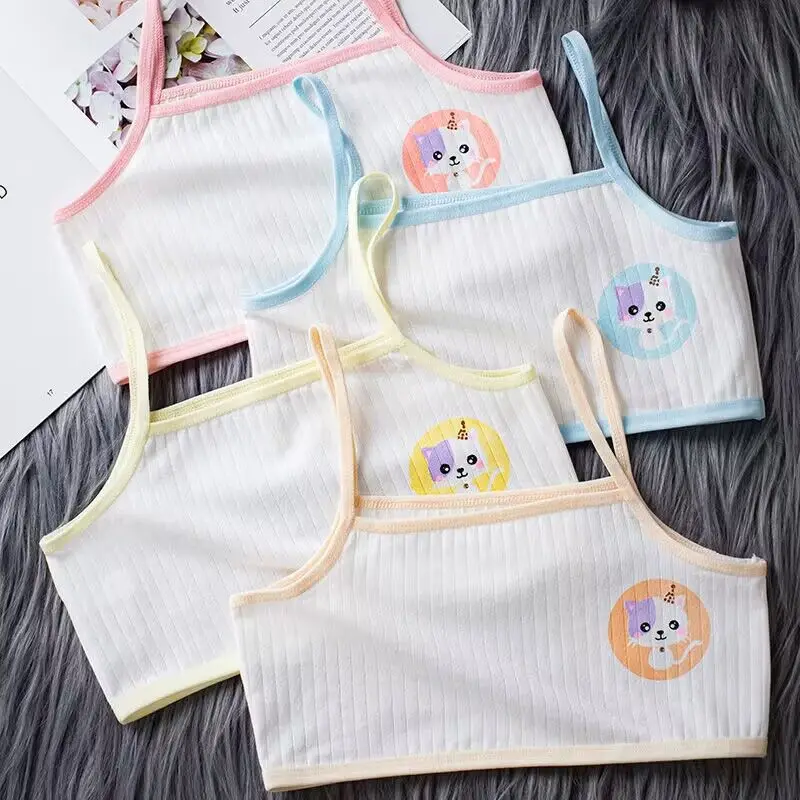 Girls Cotton Tank Top Underwear 4Pc/Lot girls underwear,kids underwear,kids underwear sets