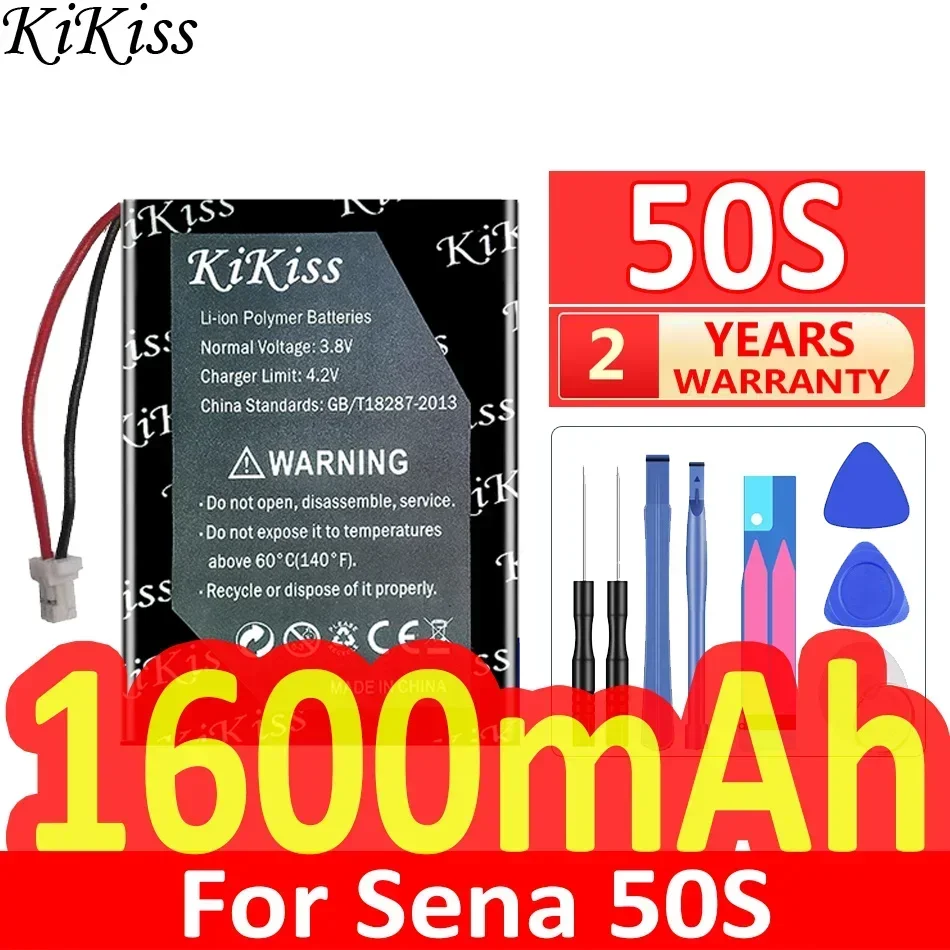 450Mah/1900Mah Kikiss Potente Batteria Per Sena 30K 10U 50S 50R Smh10 Slr2 Sp51 Shoei Gt-Air Ii 2019 10C 10 S 20S 30S Evo