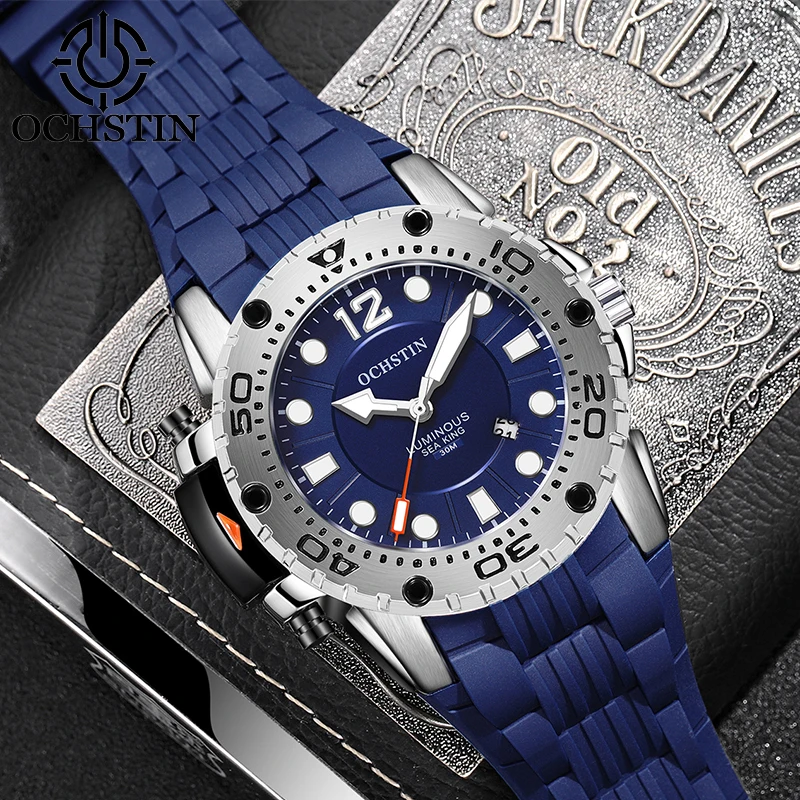 Ochstin Leisure and Minimalist Navigator Series Original Multi functional Movement Waterproof Watch Men's Quartz Watch