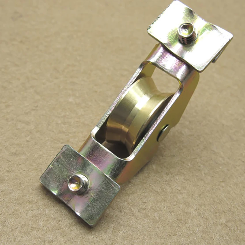 4PCS/Set 22mm Diameter Nylon / Copper Wheel Cabinet Sliding Door Window Roller Pulley Bearing Pulley for Sliding Door Window