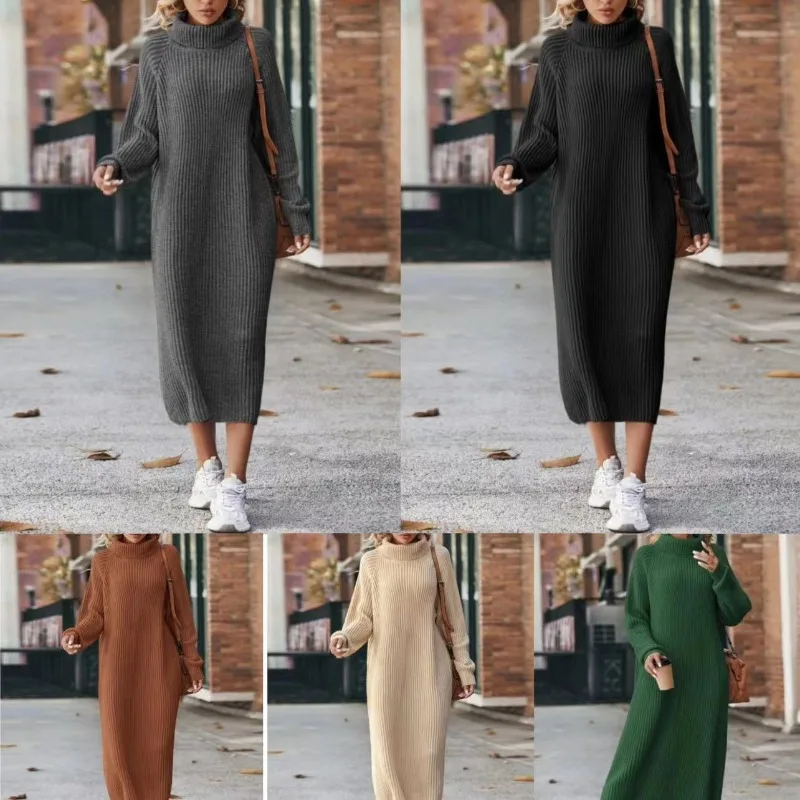 Maglione Lavorato a Maglia a Maniche Lunghe Casual